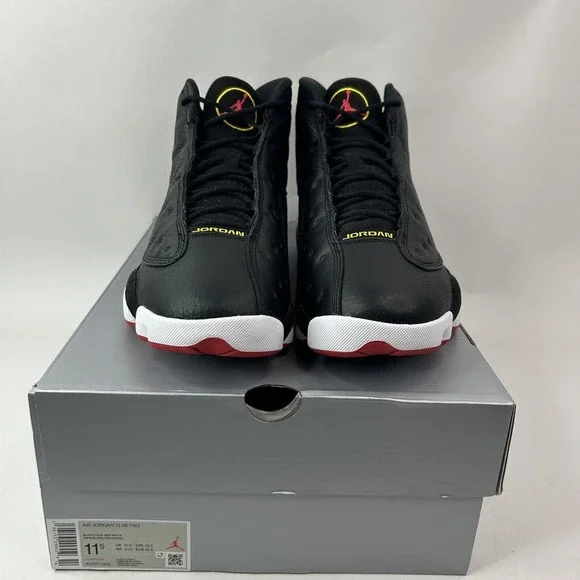 Nike Shoes Air Jordan 13 Retro OG “Playoff/Black True Red” 2024 - Picture 2 of 5